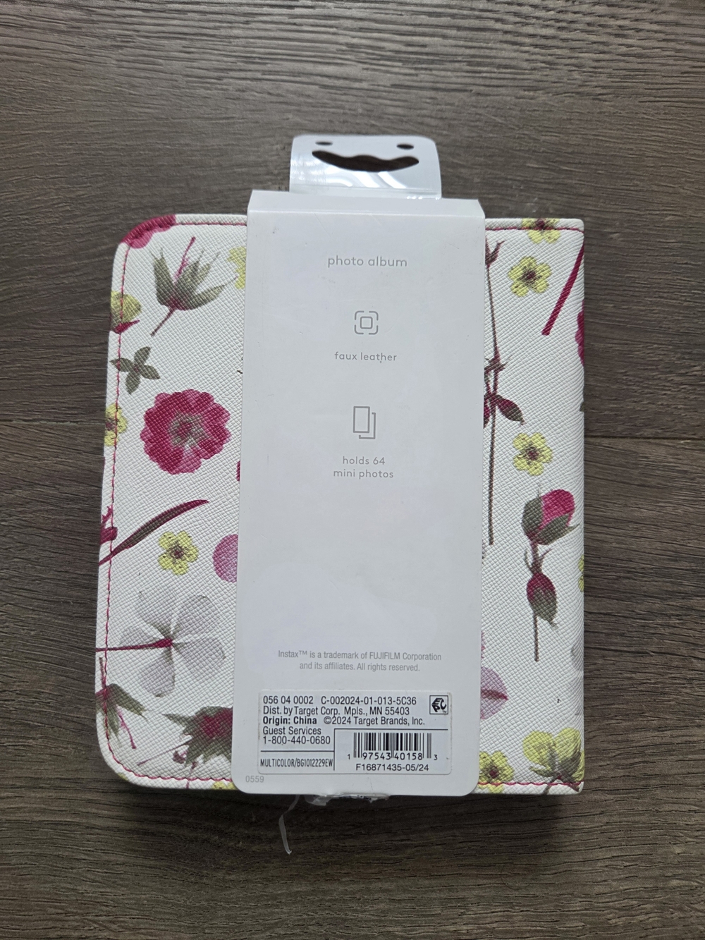 heyday Floral Photo Album for Instax Mini Prints - NEW - Picture 3 of 3
